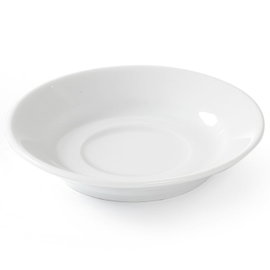 Spodek do filizanki do kawy i herbaty optima biaa porcelana sr.