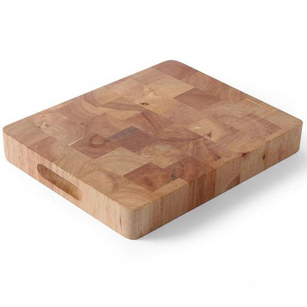 Deska do krojenia z klejonego drewna gn 1/2 - hendi 506912