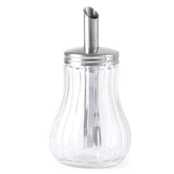 Cukiernica szklana z dozownikiem cukru sr. 80mm 200ml - hendi 452400