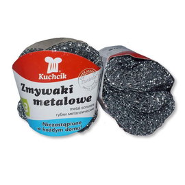 Zmywak metalowy kuchcik 3szt