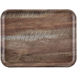 Taca kelnerska do serwowania cambro capri 37x53cm - ciemny dab