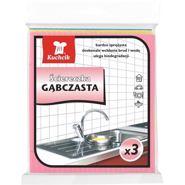 Sciereczka gabczasta kuchcik 3szt