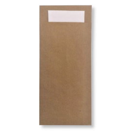 Etui papierowe na sztucce kraft serwetka bi 100szt