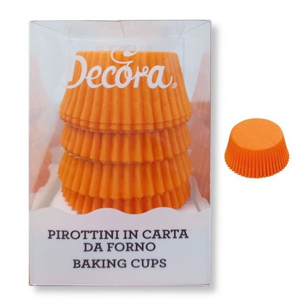 Papilotka muffiny sr.50 h 32 pomaranczowa 75szt