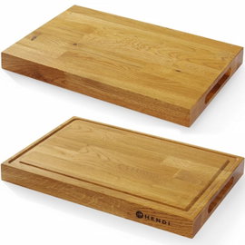 Deska do serwowania podawania potraw debowa 42x28cm grubosc 4cm