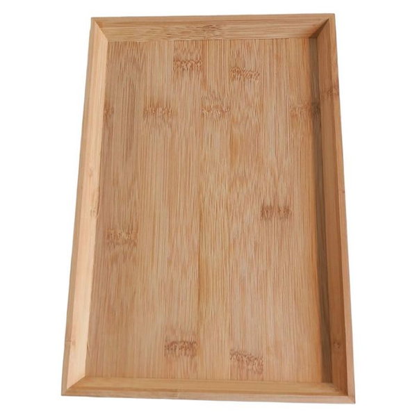 Taca drewniana bambusowa podkadka 27x18x2
