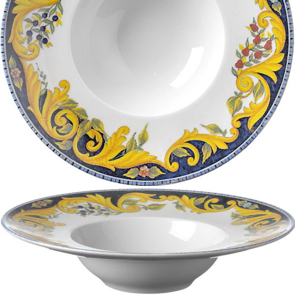 Talerz do pasty makaronu specjale barocco sr. 275 x 60 mm - zestaw 6