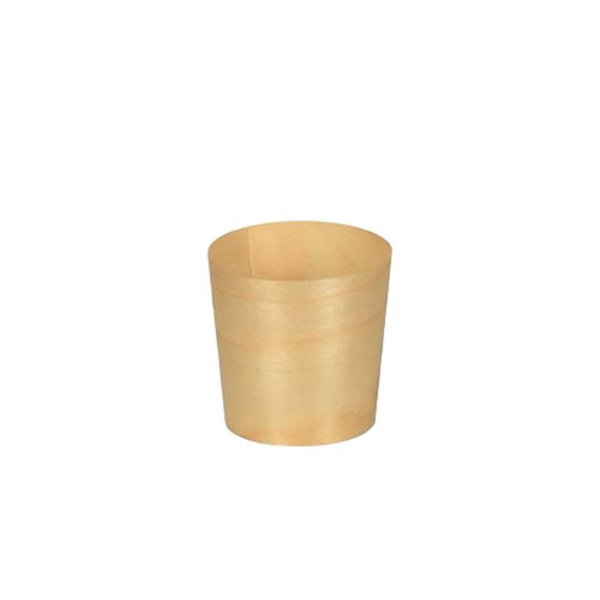 Kubek fingerfood fi 4,5cm drewniany pucharek 50szt