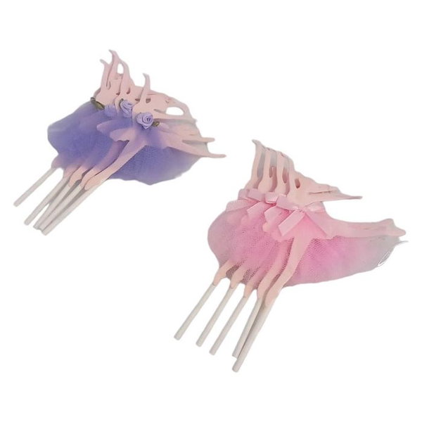 Topper na muffiny ciasto dekoracja balerina 10szt