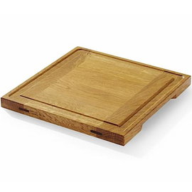 Deska do serwowania podawania potraw debowa 27x27cm grubosc 2cm