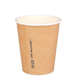 Kubek papierowy 400ml na kawe kraft 50szt sup eko sr90mm