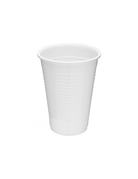 Kubek plastikowy 200ml biay pp 100szt sup