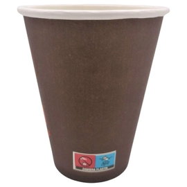 Kubek papierowy 300ml braz enjoy drink go 50szt sup