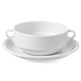 Bulionowka z porcelany biaa optima 380ml zestaw 12szt. - hendi