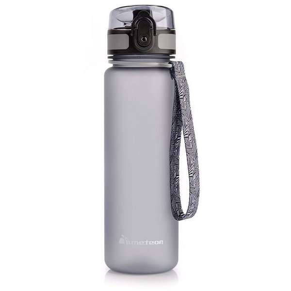Bidon sportowy meteor 650ml szary