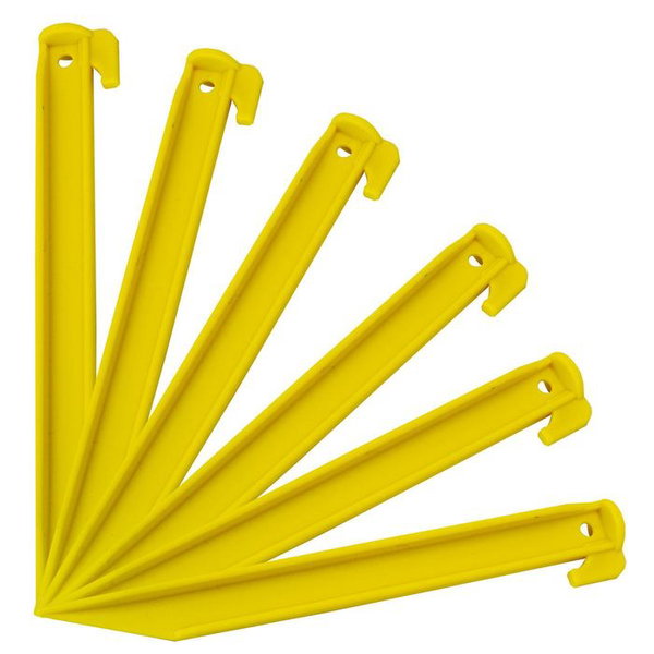 Sledzie do namiotu 22cm kpl. 6szt plastik royokamp