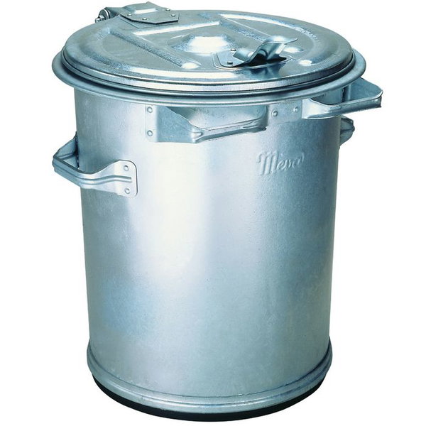 Metalowy pojemnik kube retro na goracy popio z blachy ocynkowany