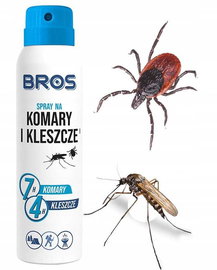 Bros - spray na komary i kleszcze 90ml - 1 szt.
