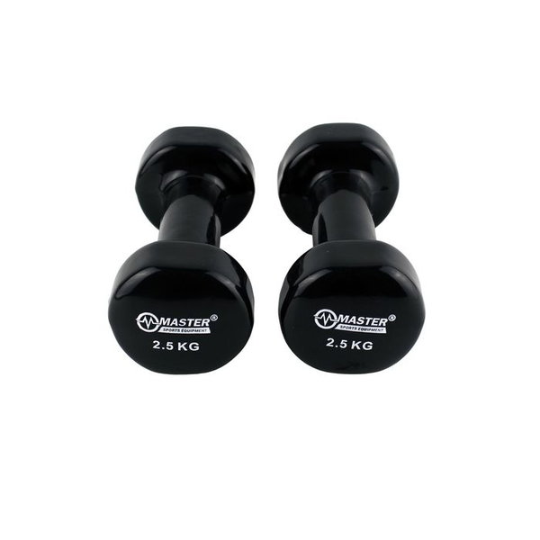 Hantle hantelki ciezarki winylowe 2 x 2,5 kg master
