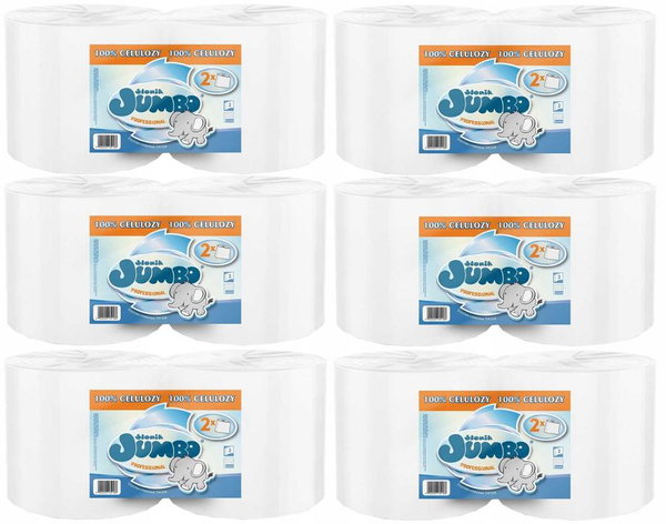 Czysciwo papierowe 2r sonik jumbo professional biae 650 list 2w - 12