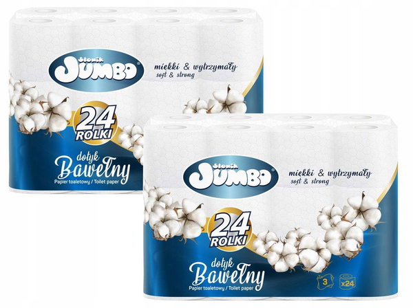 Papier toaletowy 24r sonik jumbo bawena 3w - 48 rolek