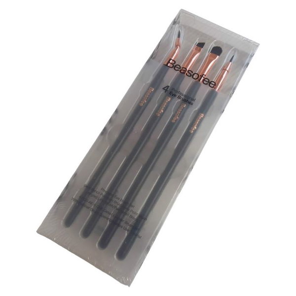 Pedzle do makijazu beasofee eyeliner 4szt