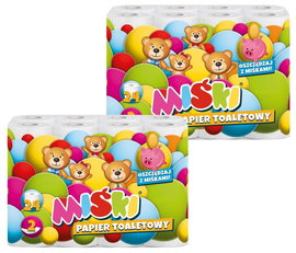 Papier toaletowy 24r miski 2w mix - 48 rolek