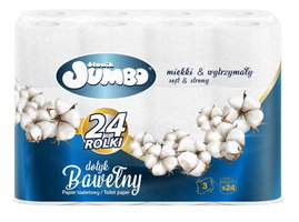 Papier toaletowy 24r sonik jumbo bawena 3w - 24 rolki