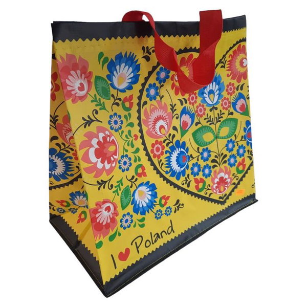 Torba na zakupy 24l 35x20x35 folklor 1szt zota