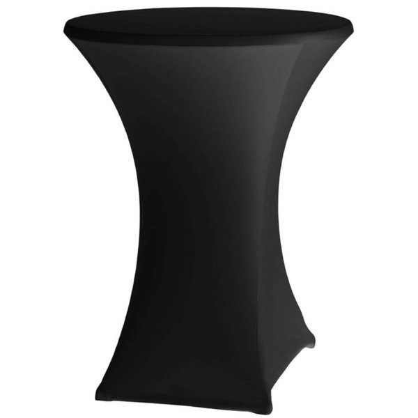 Obrus cateringowy okragy symposium sr. 70cm - czarny