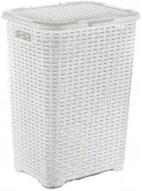 Kosz na biel.rattan 60l-biay 435x337x602 mm