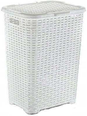 Kosz na biel.rattan 60l-biay 435x337x602 mm
