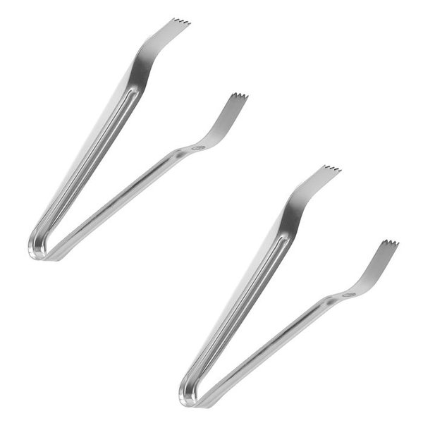 Szczypce do lodu ze stali nierdzewnej 180mm zestaw 2 szt - hendi