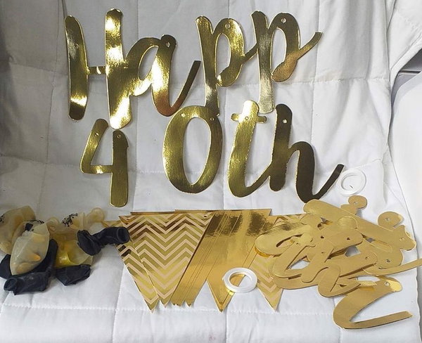 Dekoracje na 40 urodziny happy birthday 40th