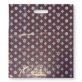 Reklamowka z uchem 39x44cm ld 50szt brazowa w