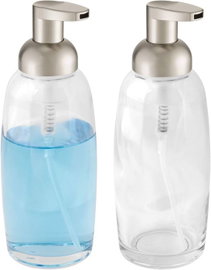 Dozownik myda z pompka szklany 335ml 2szt