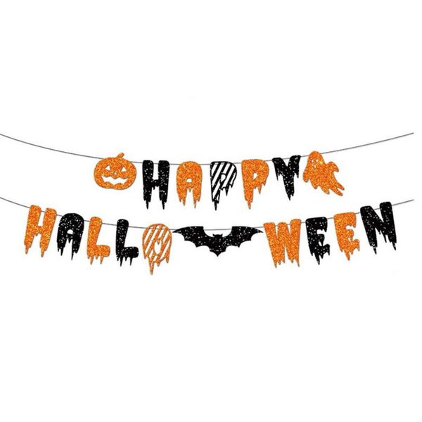 Dekoracja na halloween girlanda happy halloween