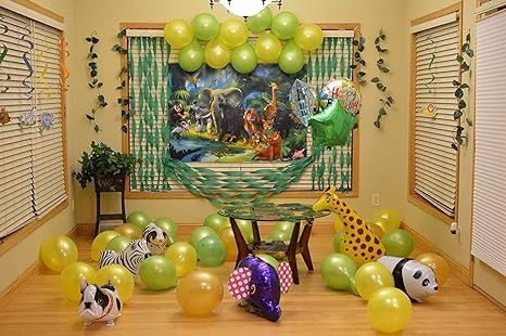 Balony zwierzeta 6szt. dekoracja na urodziny