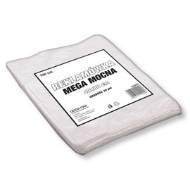 Reklamowka 40x80 hdpe biaa mega 30mic 100szt