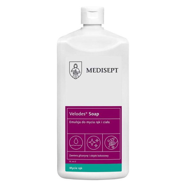 Velodes soap emulsja do mycia rak ciaa 500ml 1szt