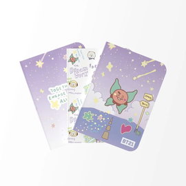 BT21 - Zestaw zeszytow A6 SHOOKY (3 sztuki)