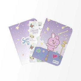 BT21 - Zestaw zeszytow A6 COOKY (3 sztuki)