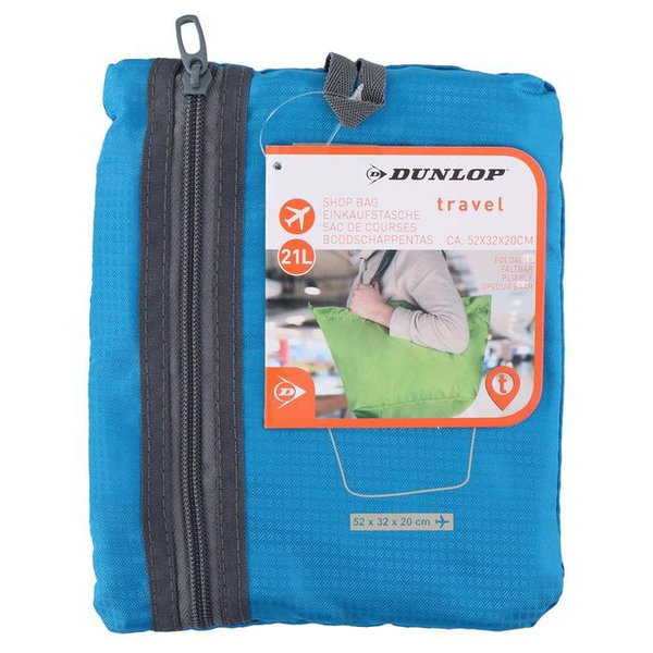 Dunlop - Skadana torba na zakupy 21 l (niebieski)