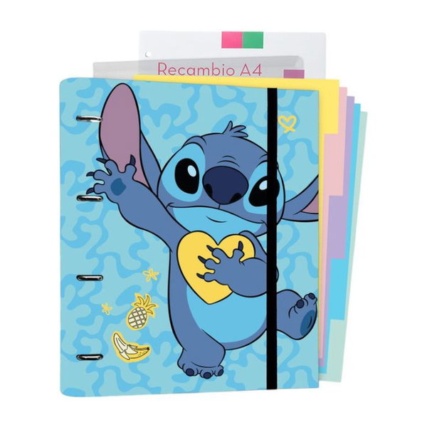Disney Stitch - Segregator A4 z kartkami z kolekcji Tropical