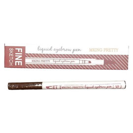 Piorkowy marker do brwi 3d wodoodporny kasztanowy