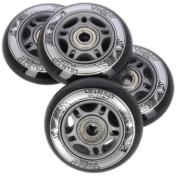 Pu 72x24 82a czarne n (4 szt.) + abec-9 (8 szt.) zestaw nils extreme