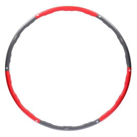 Hhp002 red-grey hula hop 1,2kg 100cm hms