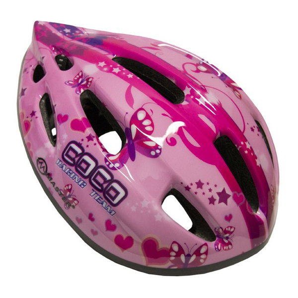 Kask rowerowy master flash - s - rozowy