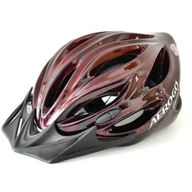 Kask rowerowy spartan aerogo - l/xl czerwony