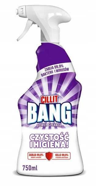Cillit bang power cleaner wybielanie i higiena 750ml spray